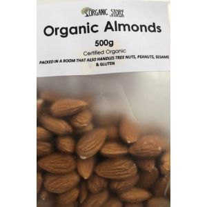  Almonds Organic Raw 500g