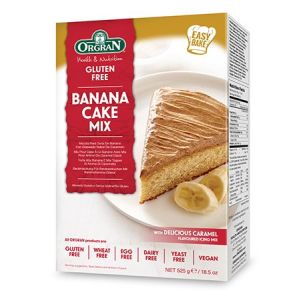 Banana Cake with Caramel Icing 525g