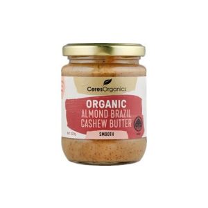 Butter Almond Brazil Cashew  Smooth Organic 