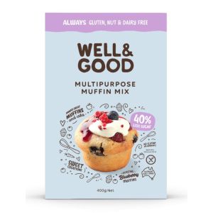  Muffin Mix Reduced Sugar Gluten Free  400g
