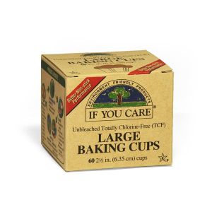 LARGE BAKE CUPS IF YOU CARE  60 PACK ( 2.5"/6.35cm)